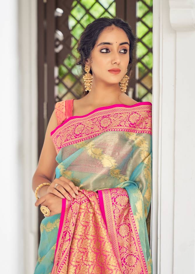 Rajyog Aspen Heavy Stylish Festive Wear Latest Soft Silk Saree Collection